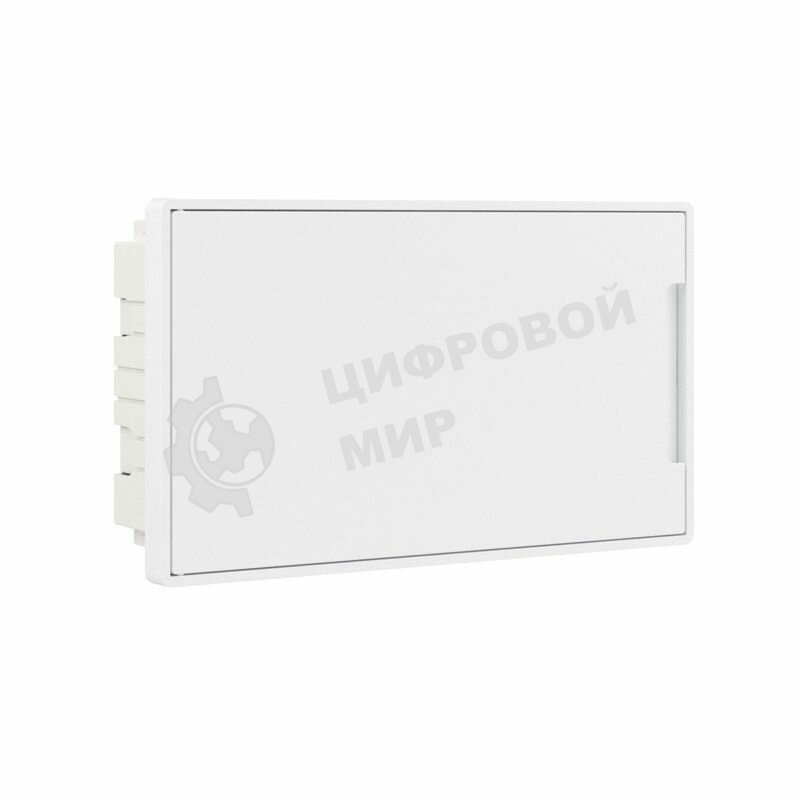 Щиток встраиваемый FRAME DKC F18B1WW 18мод. с бел. дверцей с 2 шинами PEN на 8 и 10 отверст. белый