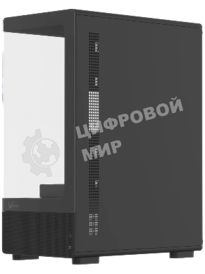 Корпус Formula Crystal Z1CM v2 черный без БП mATX 5x120мм 1xUSB3.0 audio bott PSU