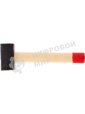 Кувалда Сибртех 4000 г, кованая головка, деревянная рукоятка, 380 мм