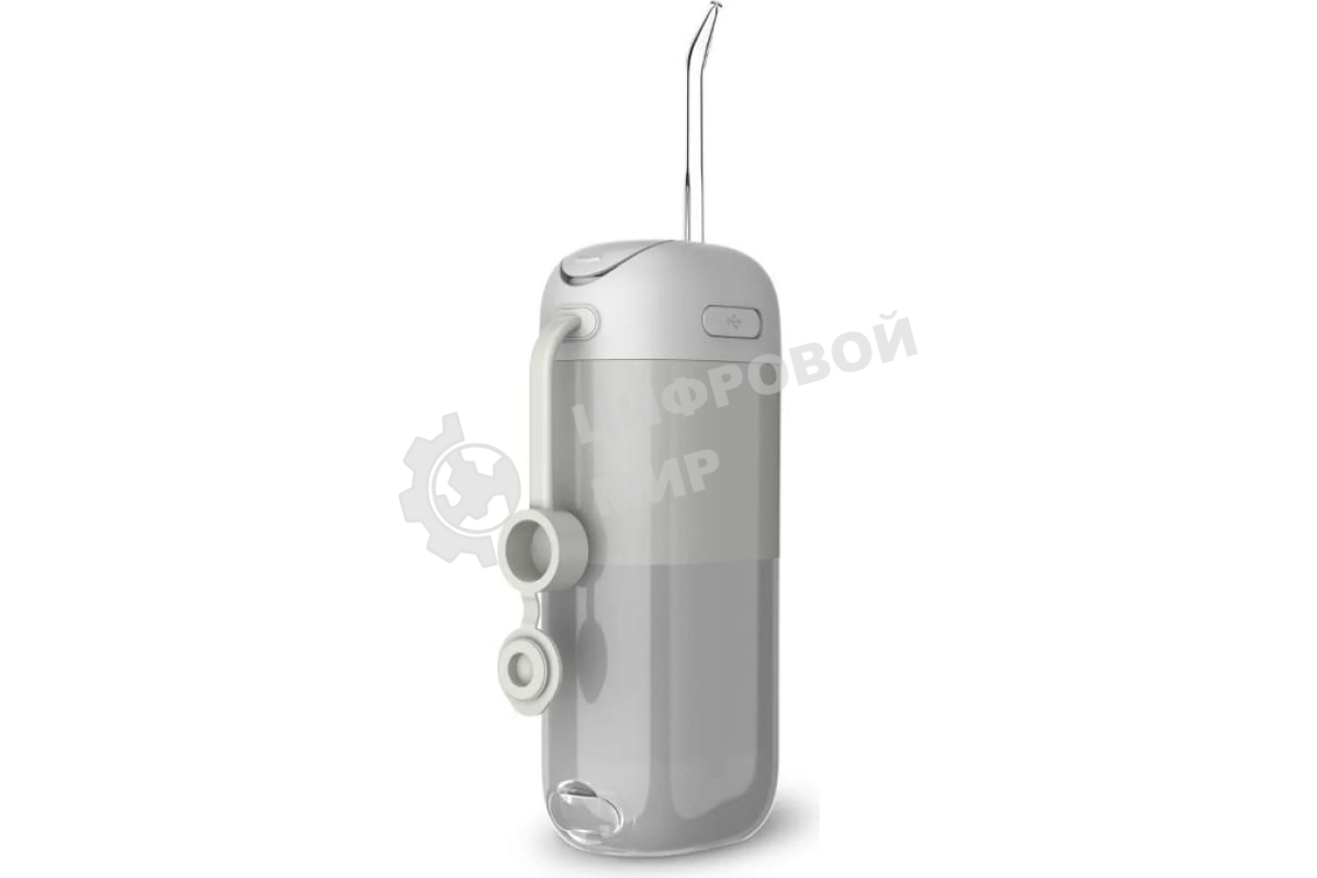 Ирригатор BQ IR002 Gray, Мощность: 10 Вт, Портативный, Объем резервуара 230 мл, 2 насадки и дорожный чехол в комплекте, 11 режимов работы: Normal (нормальный), Soft (мягкий), Pulse (импульсный) + 8 DIY, Уровень влагозащиты: IPX7, Давление воды: 140-800 кП