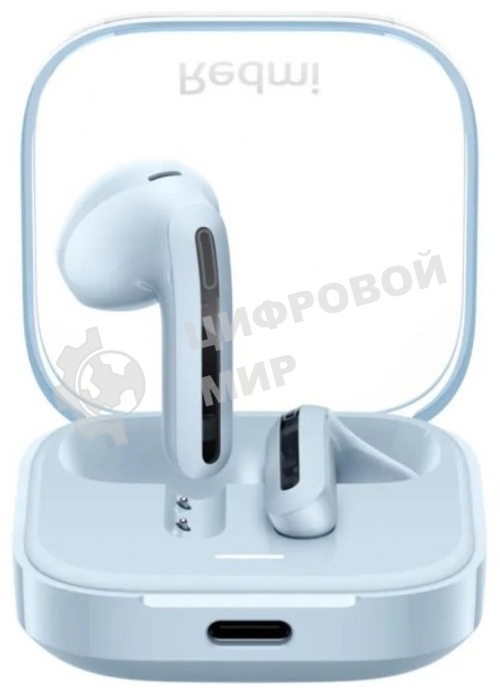 Наушники TWS Xiaomi Redmi Buds 6 Active синий, вкладыши, Bluetooth, до 30 ч
