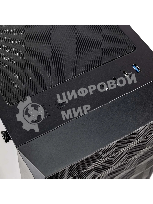 Корпус Hiper BH34-1 черный без БП ATX 5x120mm 2x140mm 2x200mm 1xUSB3.0 audio bott PSU