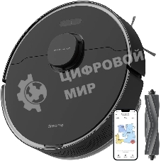 Робот-пылесос Dreame RLS6A D10S Pro черный, 46 Вт, 5200 мА·ч Li-Ion, уборка сухая/влажная, пылесборник контейнер 0.57 л