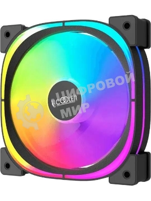 Вентилятор для корпуса PCCooler EF120 ARGb черный, 120 мм, 1500 об/мин, 25.7 дБ, 4 pin