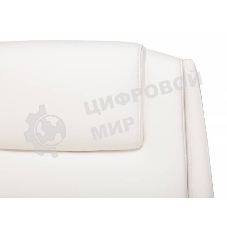 Кресло Бюрократ DUKE белый, кожа