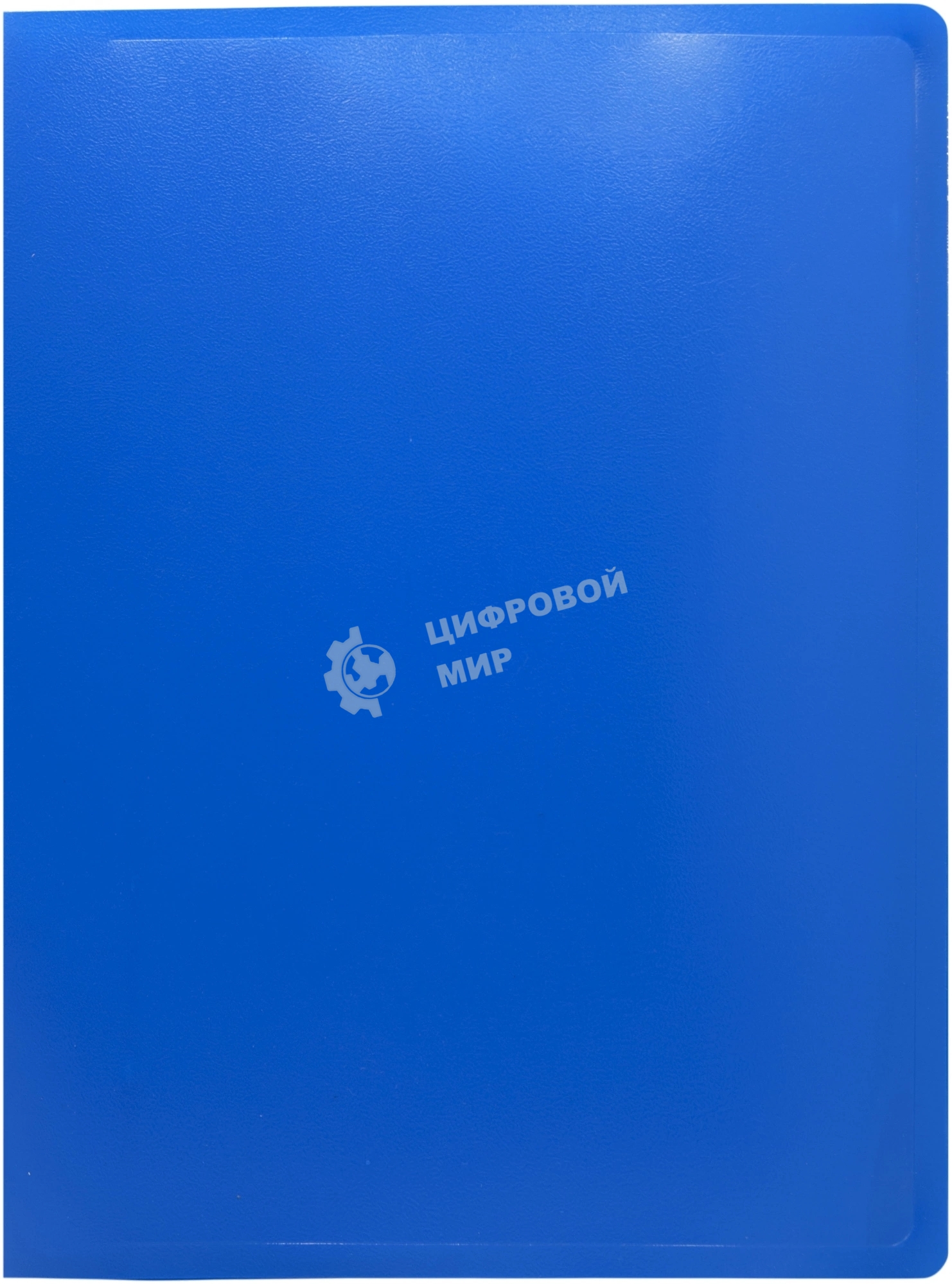 Папка на 4-х кольцах Silwerhof Eco A4, пластик, 0.5мм, синий