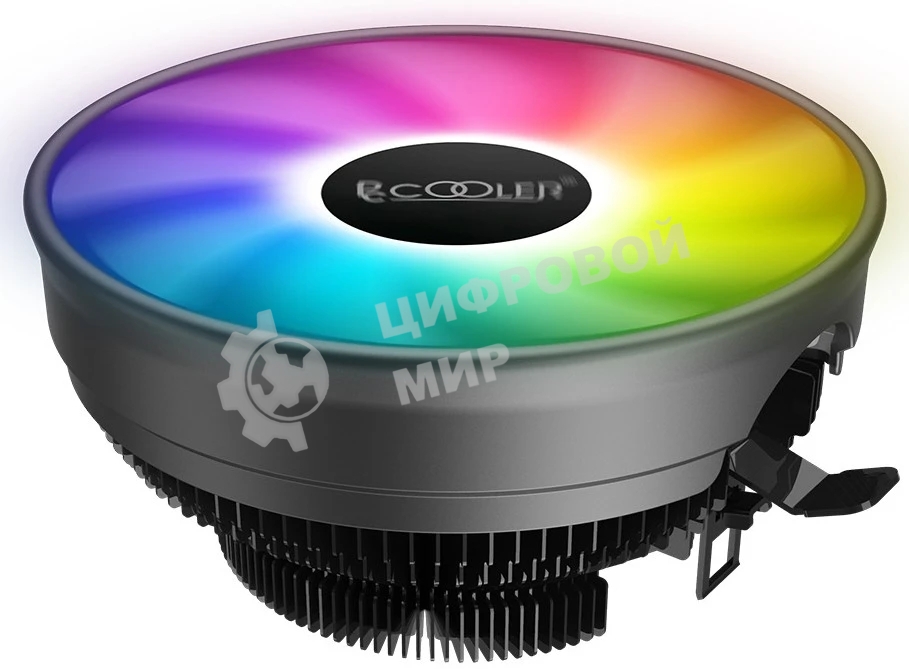 Устройство охлаждения(кулер) PcCooler E126M Pro RGb Soc-AM5/AM4/1200/1700/1851 черный 4-pin 29.8dB Al 90W 266gr Ret (R3-0120WBKSXX-GL)