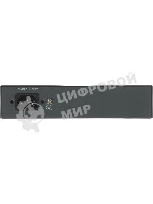 Коммутатор Digma DSP204F-2F-T80, 6×100 Мбит/с, неуправляемый