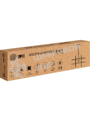 Кронштейн для телевизора Cactus CS-CP04-R черный 37