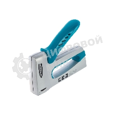 Степлер мебельный GROSS, алюминиевый корпус, тип скобы 13, 53, 300, 6-10 мм 41001