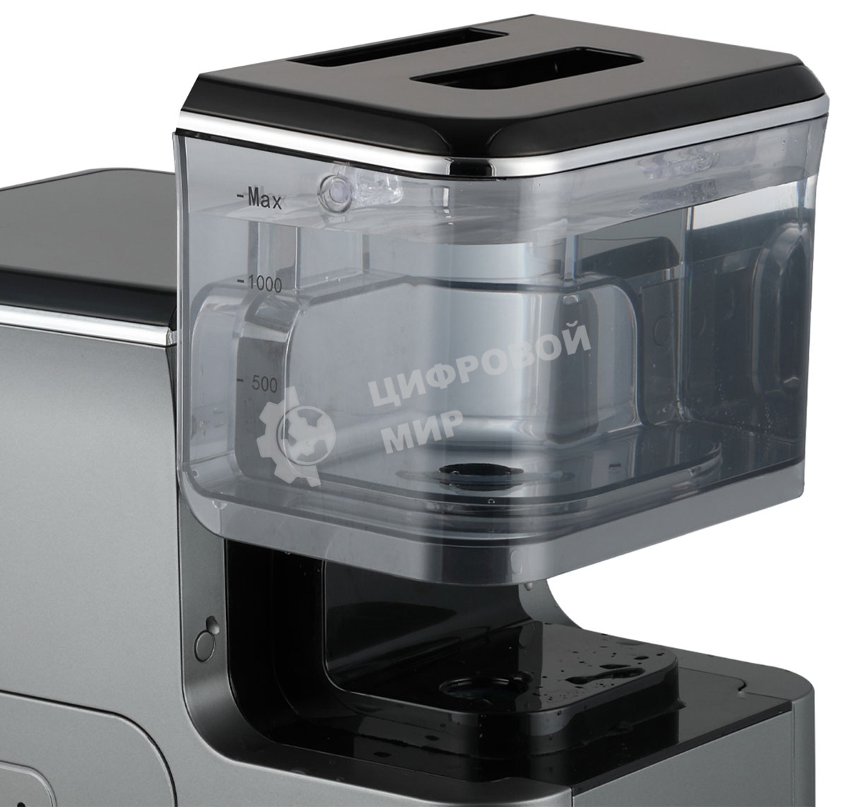 Кофемашина автоматическая Zigmund & Shtain ZACM-2000 серый металлик, исп. кофе - зерновой, 1.5 л, 1350 Вт, 20 бар