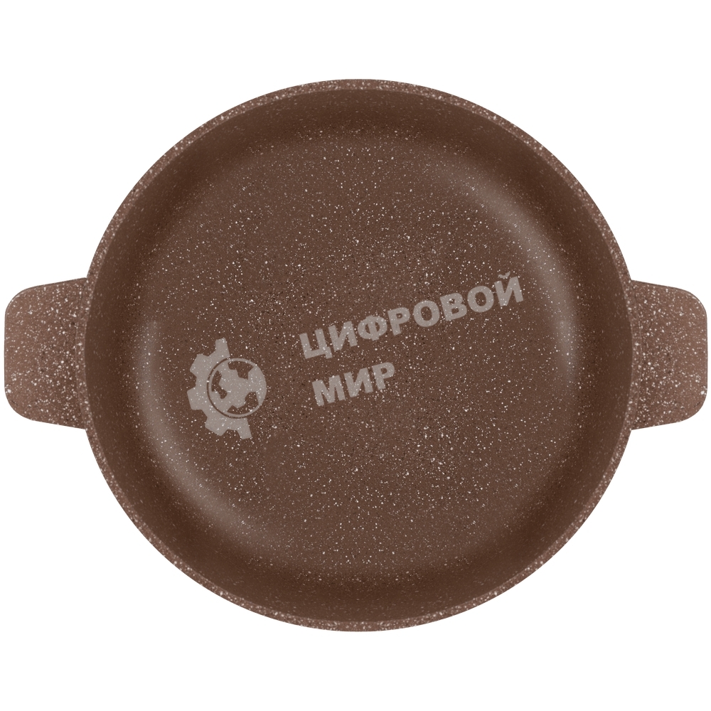 Кастрюля Maunfeld CARMEL MF24CRM01CR, 24 см, 4 л из литого алюминия со стеклянной крышкой