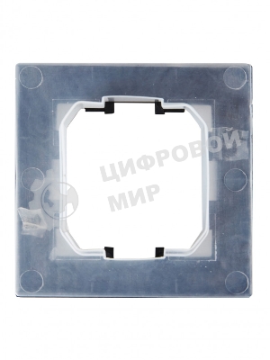 Рамка 1-местная IEK BRITE РУ-1-БрЧ-44 IP44 черный