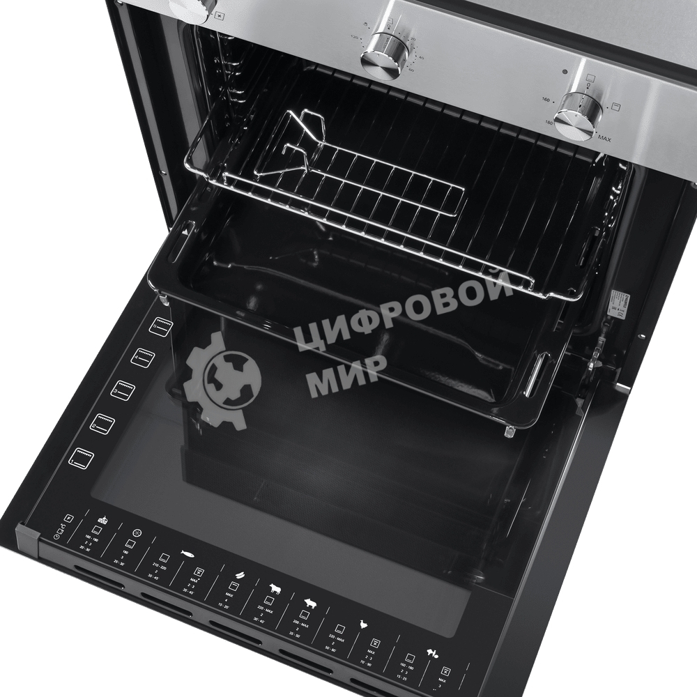 Шкаф духовой газоэлектрический MAUNFELD EOGC604S Slim