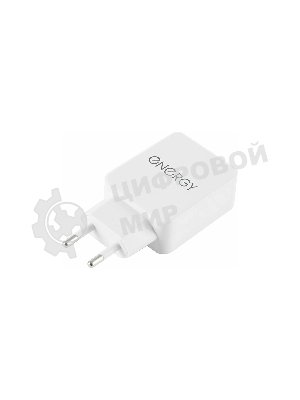 Сетевое зарядное устройство ENERGY ET-32, 2,1А, белый (104290)