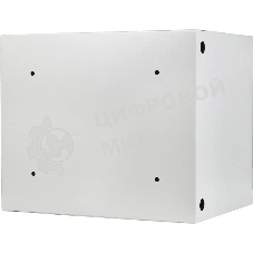 Шкаф настенный антивандальный распашной NTSS WAR 14U 600*500 мм, 2 профиля 19, сварной, серый RAL 7035 NTSS-WAR14U6050