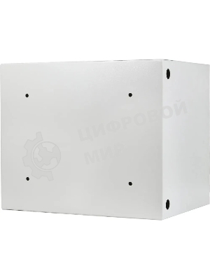 Шкаф настенный антивандальный распашной NTSS WAR 14U 600*500 мм, 2 профиля 19, сварной, серый RAL 7035 NTSS-WAR14U6050