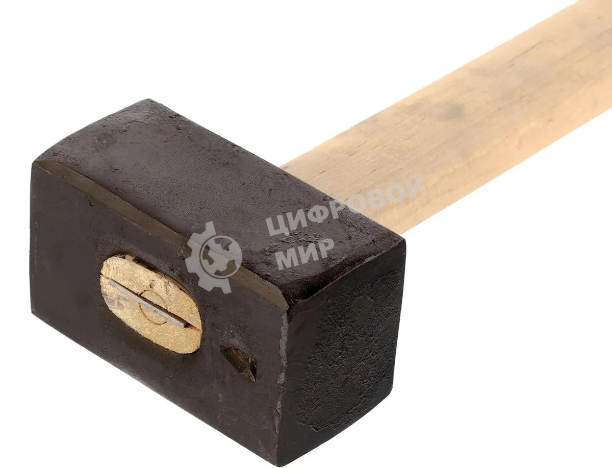 Кувалда Сибртех 4000 г, кованая головка, деревянная рукоятка, 380 мм