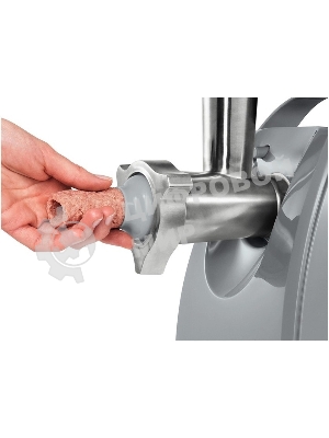 Мясорубка электрическая Bosch MFW 66020 белый/серый, 1800 Вт, 3.0 кг/мин, реверс, защита от перегрузки, насадки - 5