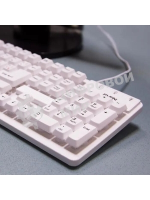 Клавиатура проводная SVEN Standard 301 USB белая