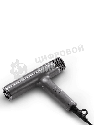 Фен Atvel AirJet HD6 серый, 1200 Вт, компактный, ионизация