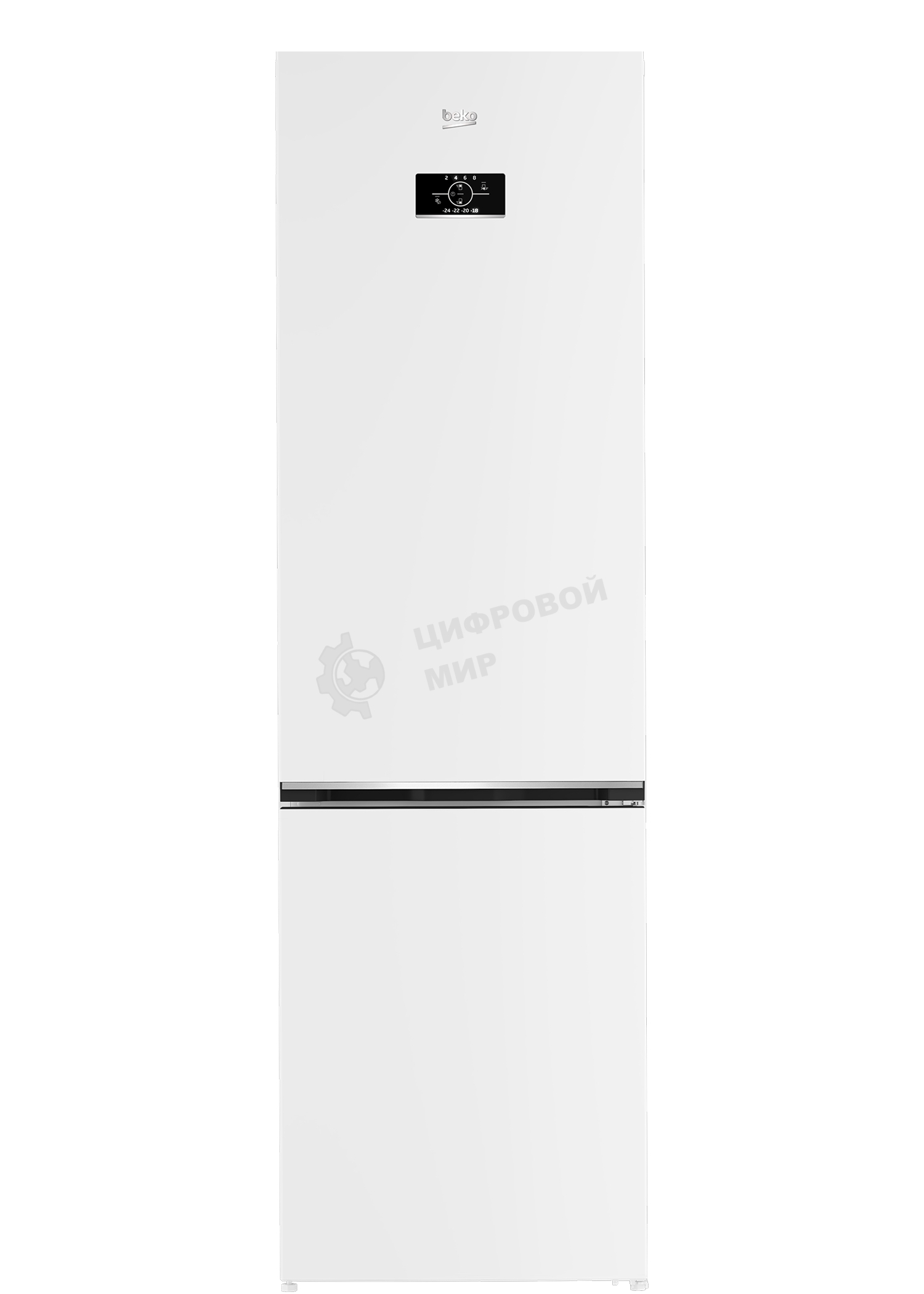 Холодильник Beko B3RCNK405HDW белый двухкамерный морозилка снизу, No Frost