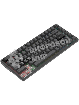 Клавиатура A4Tech Bloody MS76 проводная, USB Type-A, темно-серый