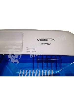 Стиральная машина VESTA WMT 70P синий, загрузка вертикальная 7 кг, 1000 об/мин, класс A+