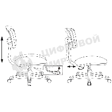 Кресло детское Бюрократ CH-W299 белый TW-15 мультиколор сиденье монстры сетка/ткань крестов. пластик