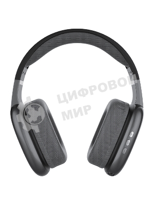 Беспроводные/проводные наушники QUMO Sense BT 0084 черный, накладные, Bluetooth + проводной, до 10 ч