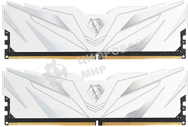 Оперативная память Netac Shadow II, DDR5, 32Gb (2x16Gb), 5600 MHz, CL46, DIMM, с радиатором, белый