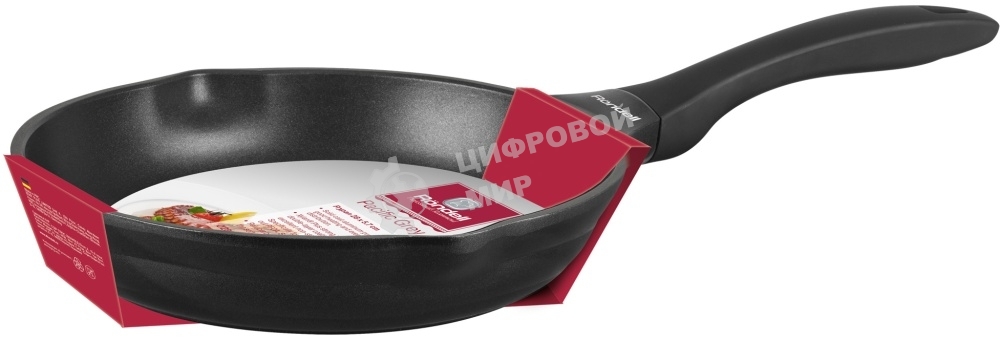 Сковорода Rondell Pacific RDA-1906 круглая 28 см, покрытие: Xylan Plus ручка несъемная (без крышки) серый