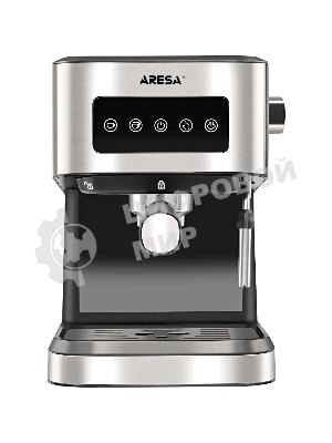 Кофеварка рожковая ARESA AR-1612 черный, исп. кофе - молотый, 1,5 л, 1100 Вт, 15 бар