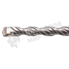 Бур по бетону Denzel двойная спираль, Cobalt W-tip, 8x210 мм, SDS PLUS