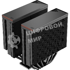 Устройство охлаждения (кулер) PcCooler RZ620 BK Soc-AM5/AM4/1151/1200/2066/1700 черный 4-pin 32dB Al+Cu 270W Ret (R7-Z622WBKNNX-GL)
