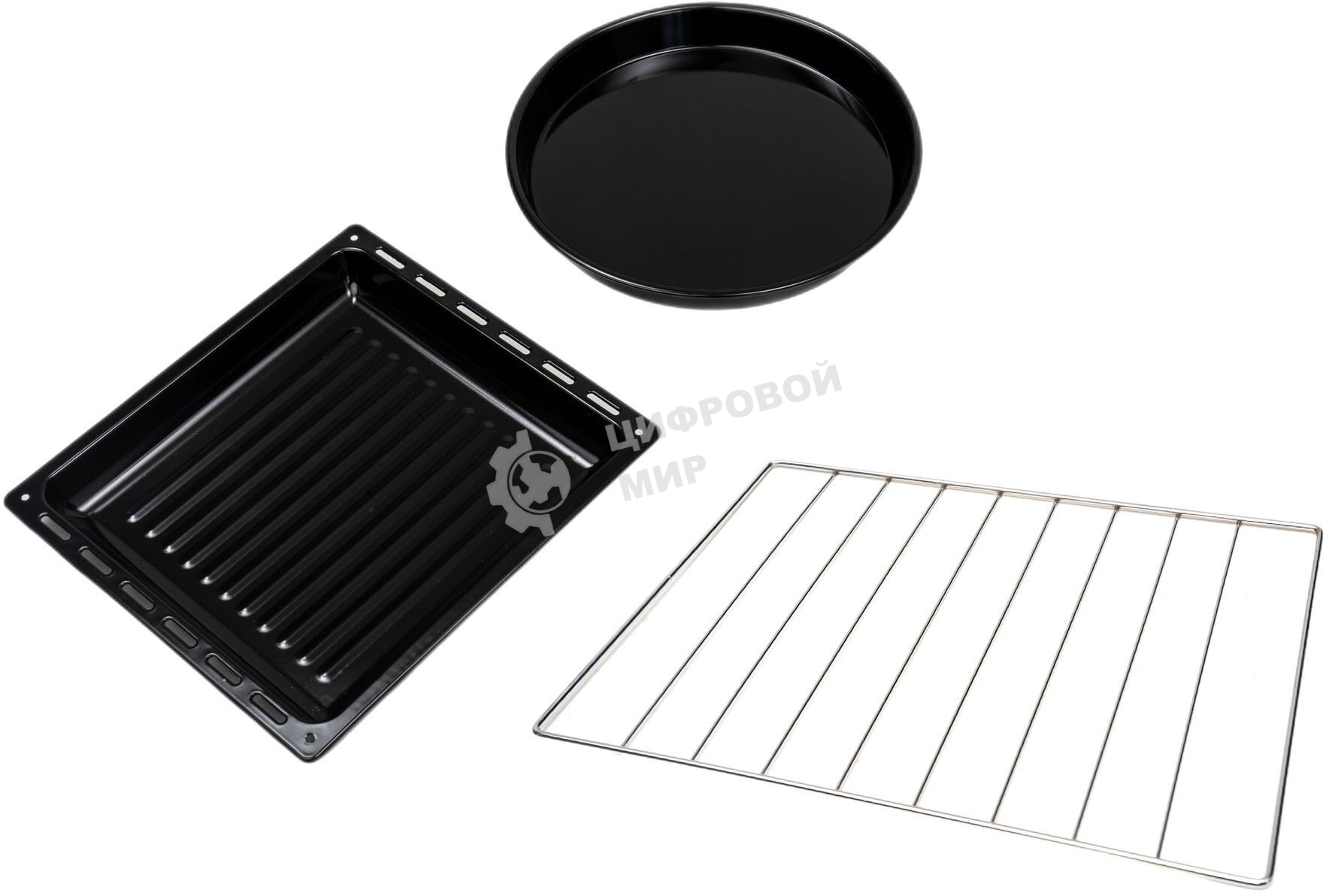 Мини-печь Kraft KF-MO3801BL, черный, 38 л.