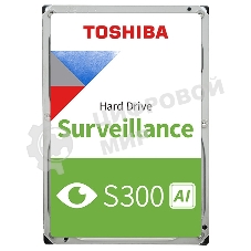 Жесткий диск HDD Toshiba S300 AI 16Tb 7200rpm SATA III 1024Mb 3.5
