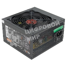 Блок питания Ginzzu CB600, 600Вт, 120мм, черный