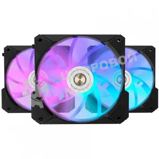 Вентилятор для корпуса Alseye i12B-K3 черный, 120 мм, 1800 об/мин, 33.2 дБ, 4 pin