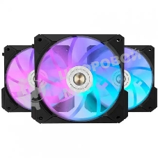 Вентилятор для корпуса Alseye i12B-K3 черный, 120 мм, 1800 об/мин, 33.2 дБ, 4 pin