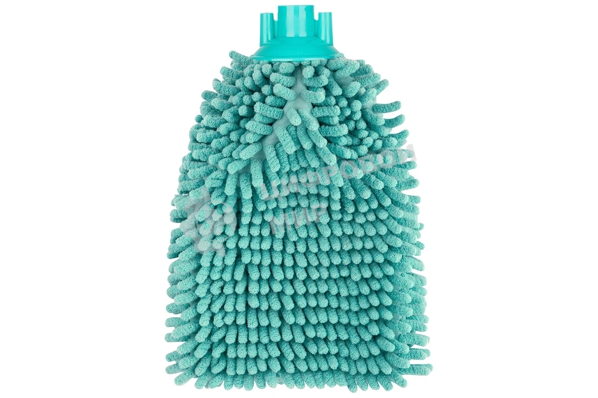 Насадка для швабры Рыжий кот цельная Лапша микрофибра 28 см (310492)