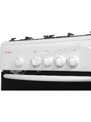 Плита газовая Gefest CG 50М02 К73 белый, конфорок 4 шт, духовка 42 л, 50 см x 85 см x 53 см