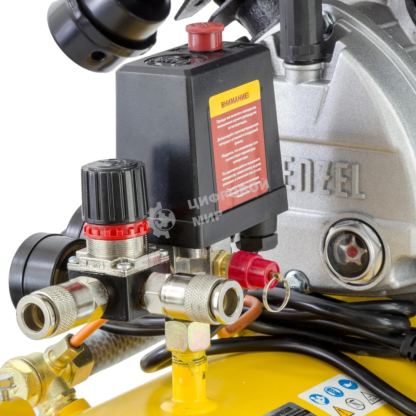 Компрессор воздушный Denzel DKV2200/50,Х-PRO 2,2 кВт, 400 л/мин, 50 л