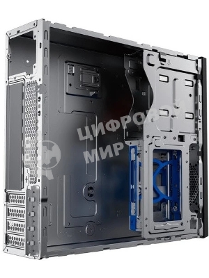 Компьютерный корпус Slim Case Powerman EL555 черный PM-300ATX 2хUSB 3.0+2хUSB 2.0,HD,Audio mATX, miniATX