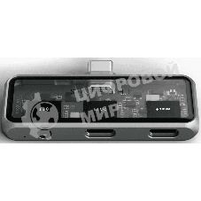 USB-концентратор Satechi Mobile XR Hub with Audio (2х USB Type-C, Mini jack), до 100 Вт, Серый Док-станция ST-HXRAJM