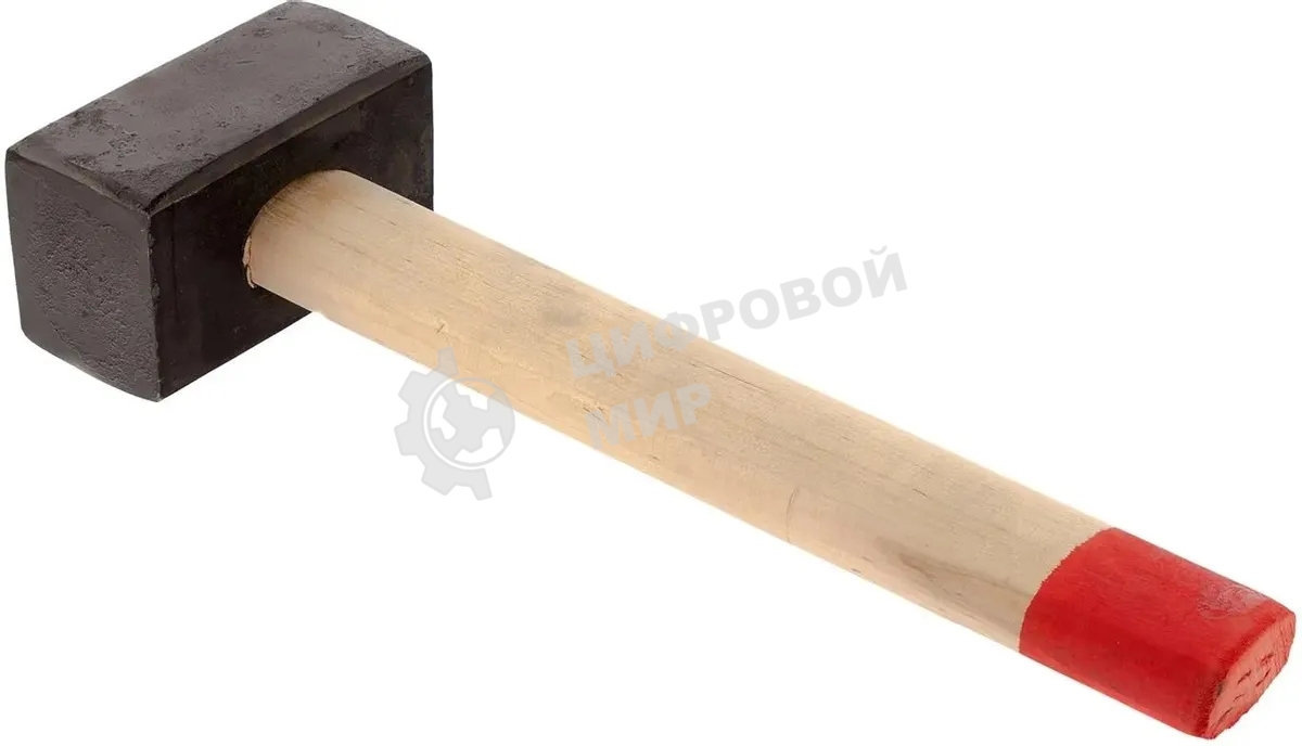 Кувалда Сибртех 4000 г, кованая головка, деревянная рукоятка, 380 мм