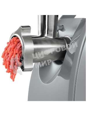 Мясорубка электрическая Bosch MFW 66020 белый/серый, 1800 Вт, 3.0 кг/мин, реверс, защита от перегрузки, насадки - 5