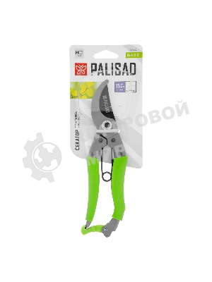 Секатор прямого реза Palisad 200 мм, стальные рукоятки, ПВХ оболочка, BASE
