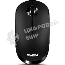 Мышь беспроводная SVEN RX-570SW черный, 1600 dpi, радиоканал, Bluetooth, USB, кнопки - 4