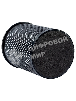 Подставка Deli E909 для письменных принадлежностей, черный, металл, сетка